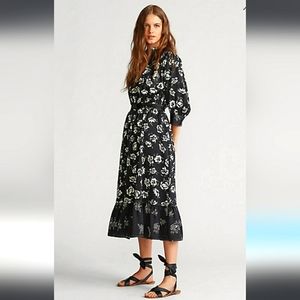 Polo Ralph Lauren Satin Dress Rose Print NWT Size 2